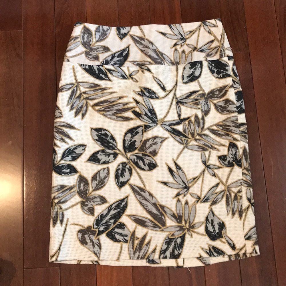 J Crew Floral Print Skirt